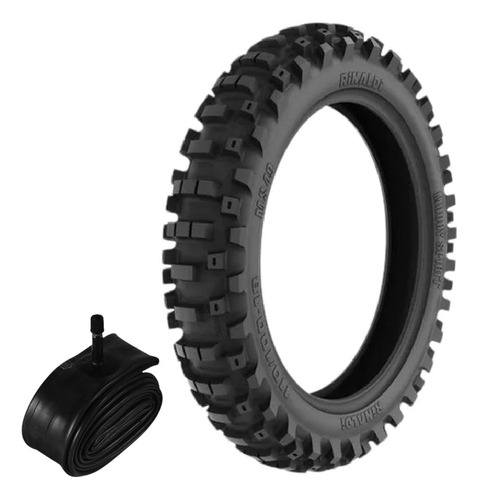 Kit Pneu 110/100-18 64r Ms49 Rinaldi + Camara