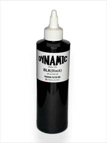 Dynamic Black 8 Oz Original Para Tatuajes Tattoo 