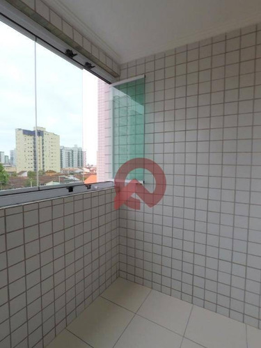 Imagem 9 de 20 de Apartamento Com 2 Dormitórios À Venda, 60 M² Por R$ 285.000,00 - Vila Guilhermina - Praia Grande/sp - Ap2851