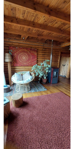 Acogedora Casa Rústica Tipo Bariloche, 3d-estar-2b Ñancul