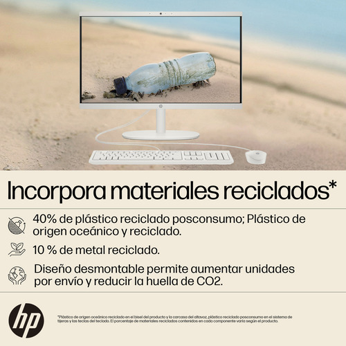 Hp All In One 22-dg0000la Intel Core I3 8gb Ram 512gb Ssd Blanco