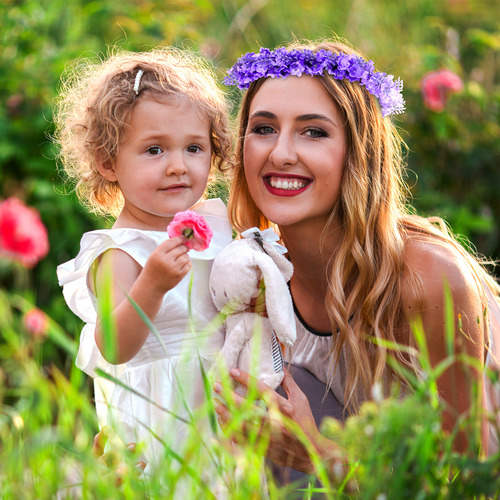 Diadema Con Forma De Corona De Flores Para Mujer, Color Lava