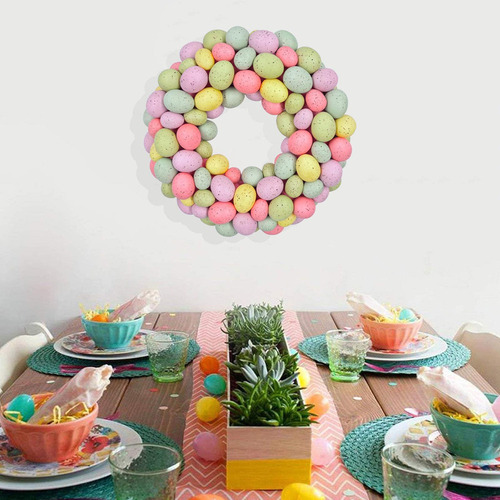 Guirnalda De Huevos De Pascua De 40cm, Decoración Colgante,
