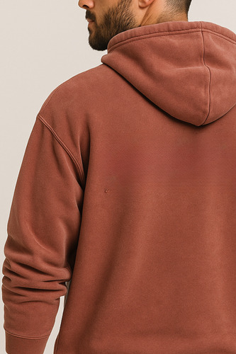 Buzo Canguro Oversize Hoodie Capucha Aplique Bordado Hombre