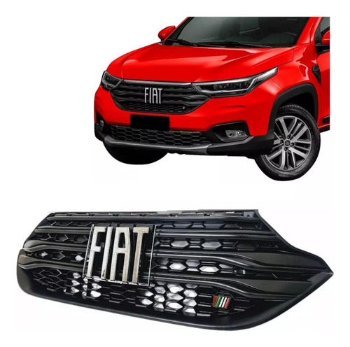 Grade Superior Strada 2020 21 2022 2023 2024 Emblema Cromado