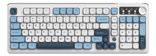 Teclado De Membrana Ajazz Af98 Com Fio, Luz Mista Win/mac