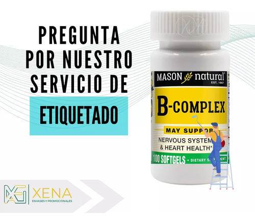 Envase Botella Pet Blanco 110 Ml Pastillas Capsulas X 30 Pzs