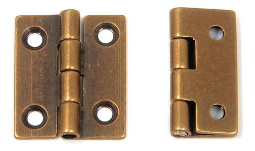 1 Bisagra De Latón Mcedy Pequeñas Bisagras Para Caja De Made