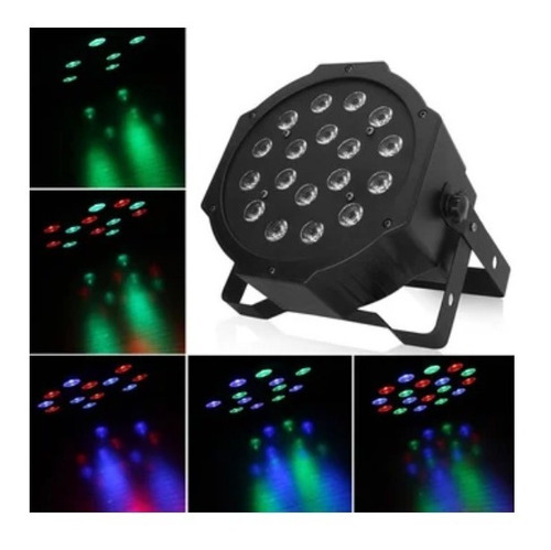 Imagen 4 de 6 de Proyector Luz Laser Rgb 18 Luces Iluminacion Fiesta Disco Dj