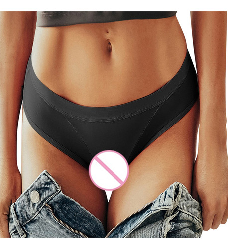 Braguitas Elásticas De Algodón Liso Para Mujer