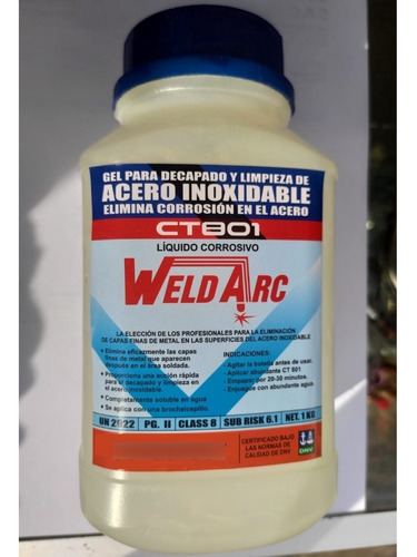 Gel Decapante Limpieza Acero Inoxidable-991987857 Weld Arc