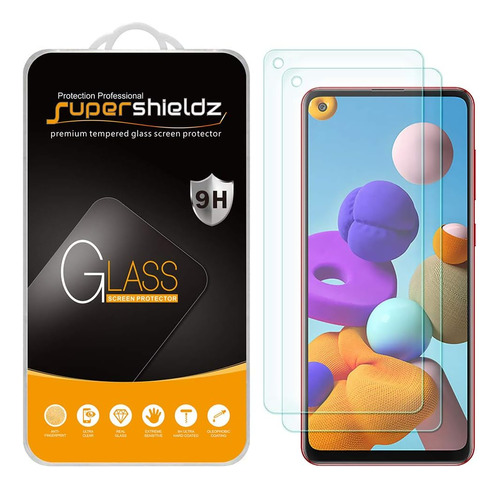 Protector Supershieldz Para Samsung Galaxy A21s X2 Unidades