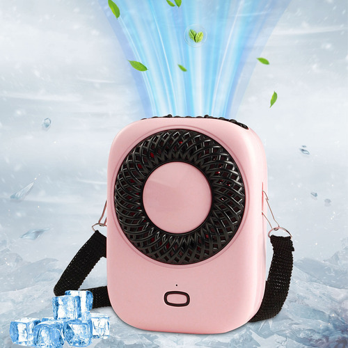 Mini Mesa De Carga Usb Con Ventilador De Cuello Para Colgar