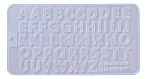 Molde De Letras De Silicona Ideal Resina Bombones Abecedario