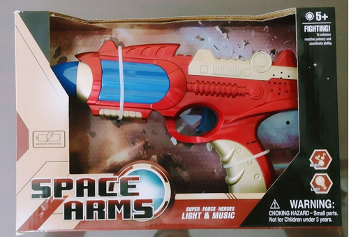 Pistola Space Arms Con Luz