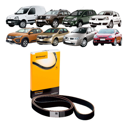Correia Dentada Fox Gol G2 Ao G6 Continental 1.0 1.6 Ea111
