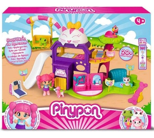 Pinypon Set De Juego Guardería De Mascotas Con Figura 17207