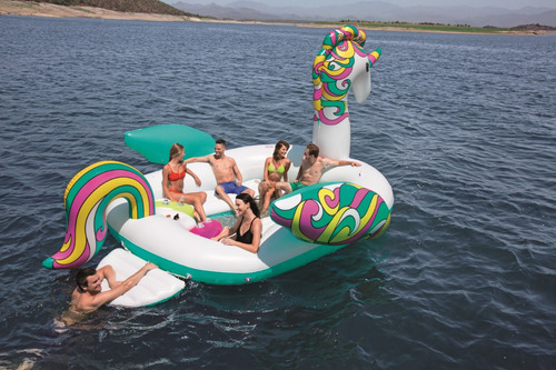 Isla Unicornio Inflable 590x404cm 6 Personas Bestway