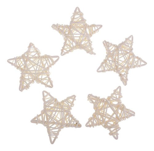4 De Mimbre De De Decoración Colgante De La 5 Piezas