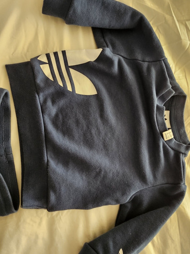 Conjunto Adidas Originals Bebe 3 A 6 Meses Importado Perfect Azul Marino 3-6 M (Usado)