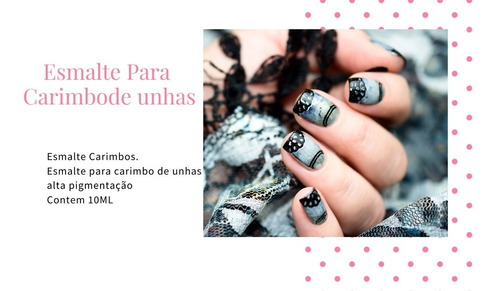 Esmalte Para Carimbo De Unhas Apipila Branco