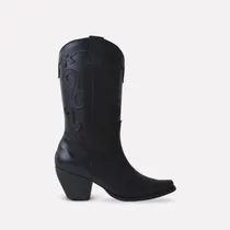 Comprar Botas Botitas Texanas De Cuero De Mujer - Anny - Ferraro