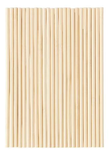 24 Palitos De Bambú 20 Cm Para Paleta O Pastel Wilton