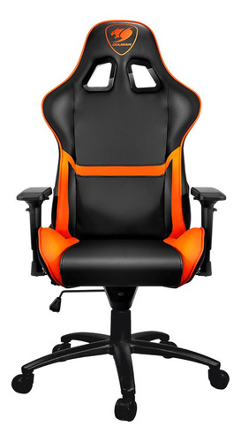 Silla Gamer Cougar Armor Negro/ Naranja Hasta 120 Kg Pcm