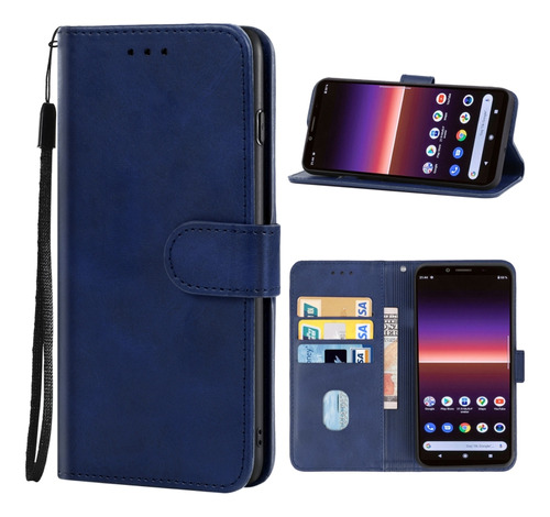 Funda De Piel Para Sony Ericsson Xperia 10 Ii