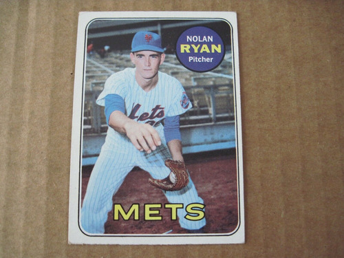 1969 Topps Nolan Ryan #533 New York Mets 2nd Year Card Tta