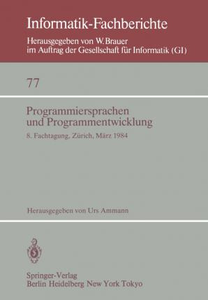 Libro Programmiersprachen Und Programmentwicklung - Urs A...