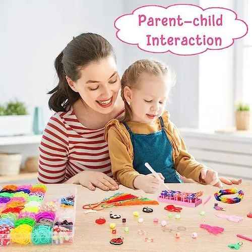 Kit Pulseras Collares Completo 5000+ Cuentas Gomas 40 Color