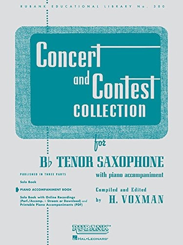 Coleccion De Conciertos Y Concursos Para Bb Tenor Saxofon Ac