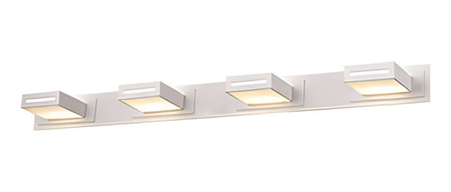 Aplique 4 Luces Led Pared 12w Moderno Olivo Living Baño Deco