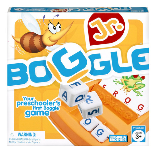 Hasbro Gaming Boggle Junior, Juego De Mesa Preescolar, A Par