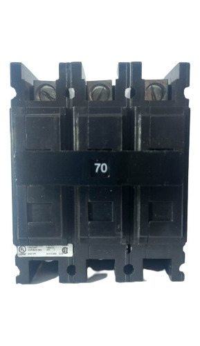 Breaker 3x70 Amp Thqc Superficial Eaton Cutler Hammer 