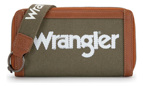 Billetera Wrangler Montana West Importada 100% Original Boho Army
