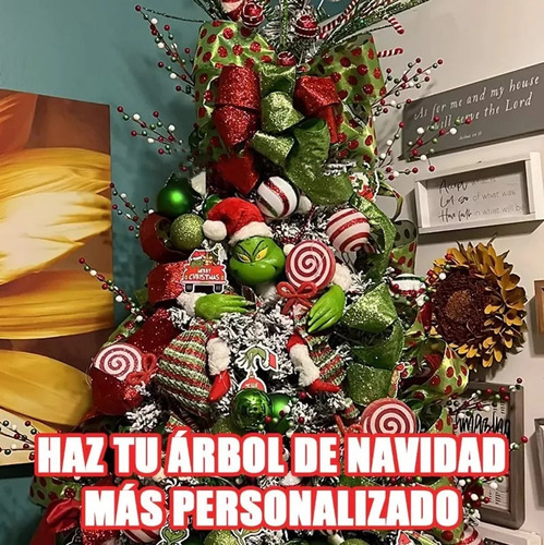 A Grinch Figuras Decorativas Decoración Árbol De Navidad 5