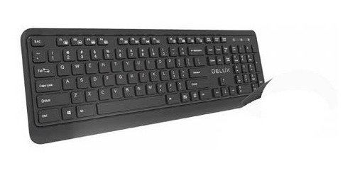  Teclado Inalambric Usb Multimedia Español Delux Ka190 Acme 