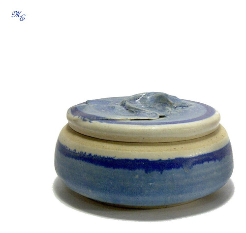 Juego De Ceramica - Plato Decorativo Y Cofre