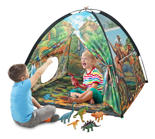 Dineshlessfunn Dinosaur Kids Play Tent | Incluye Luces De Y