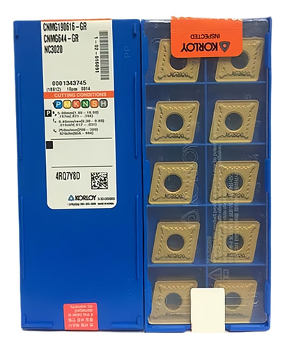 Insert Giratorio Cnmm190624-gh Nc3020 100% Original, 10 Uni