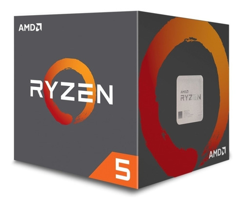Imagen 1 de 3 de Procesador gamer AMD Ryzen 5 2600 YD2600BBAFBOX de 6 núcleos y  3.9GHz de frecuencia