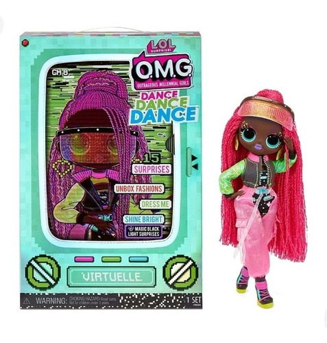 Muñeca Lol Omg Dance Virtuelle Con 15 Sopresas Luces Mágica