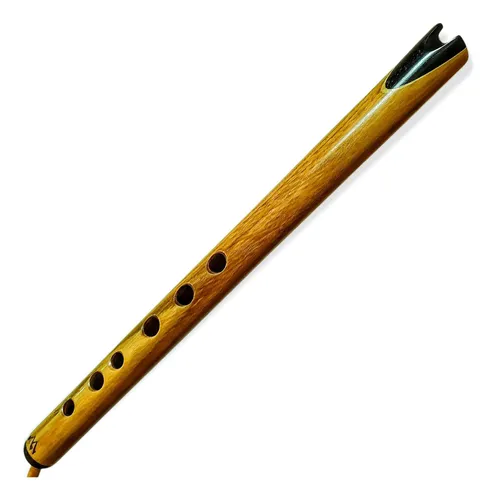 Quena De Madera De Palo Santo Embocadura De Ebano
