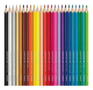 5 Pzas Estuche C/24 Colores Maped Color Peps 183224 Triangul