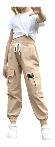 Pantalon Casual De Cintura Alta Para Niñas 14 Años