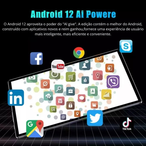 . Tableta Inteligente X11 Pro 10.1 8+256 Gb Android 12