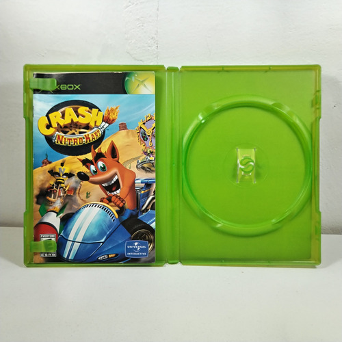 Crash Nitro Kart Xbox Clasico - Solo Estuche Con Manual (Usado)