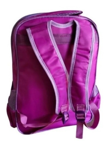 Mochila Escolar Frozen Para Niñas Relieve 3d Infaltil 35 L Color Violeta